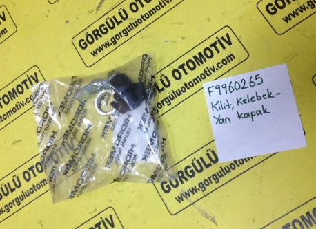 F9960265 Kilit, kelebek, yan kapak / Lock