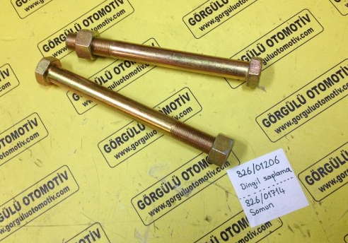 826/01206 ve 826/01714 Aks saplama ve somun / bolt and nut