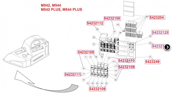 54232128 Ana sigorta / Main fuse