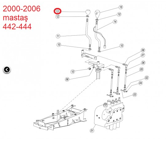 2903322 Levye topuzu / Knob