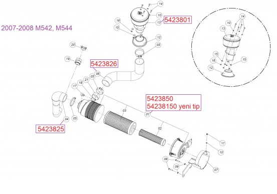 5423826 Hortum / Hose