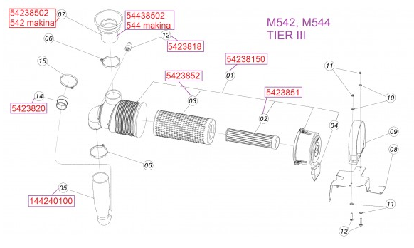 54438502 Lastik, körük / Rubber