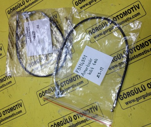 F3114351 Amortisör kilit teli, joistik / Cable, joystick