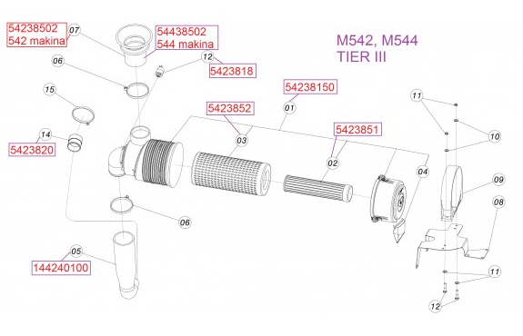 54238502 Lastik, körük / Rubber