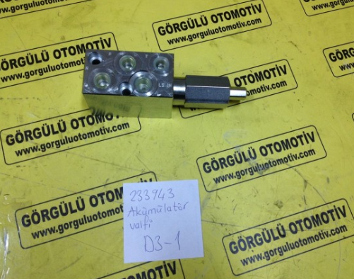 233943 Akümülatör valfi / Accumulator valve