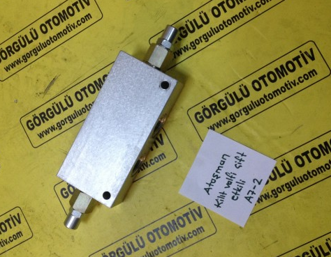 Ataşman kilit valfi çift etkili / valve