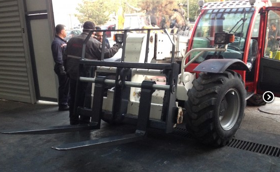 Telehander forklift çatalı