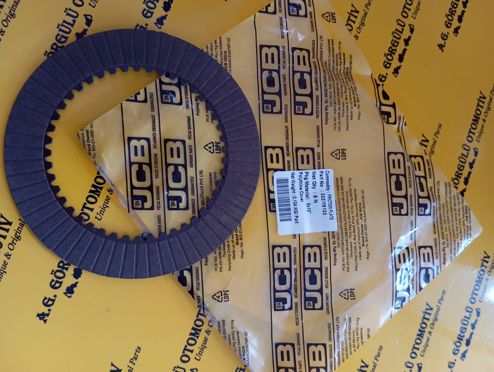 332/Y8133 JCB ŞANZIMAN BALATASI